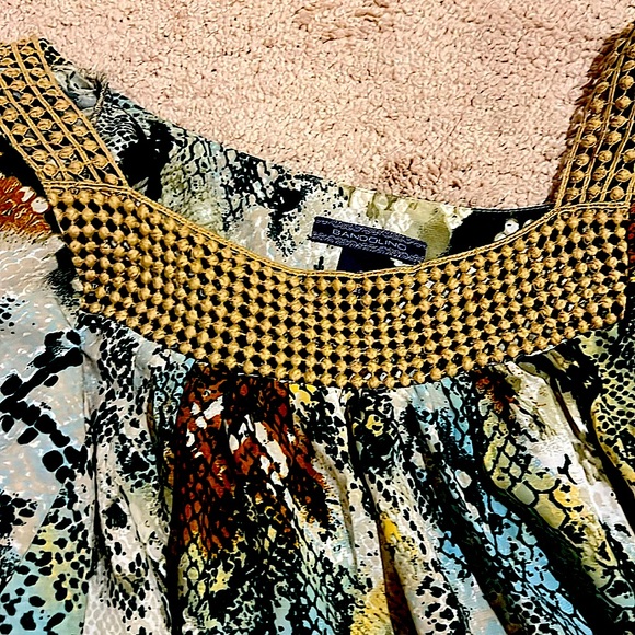 🦋🦋BOHOBandolino butterfly sleevesOpensUpwithArms MovementBeautifulColorsEUC.M - Picture 4 of 9